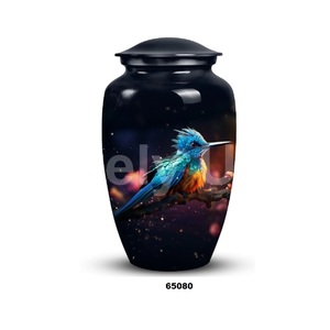 Beautiful Sparrow Bird Cremation Urn for Adult Human Ashes Decorative Large Funeral Urn With Free <b>Velvet</b> <b>Bag</b> - Product Image 4