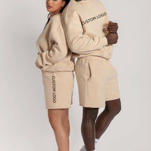 Ensemble de shorts de course en coton unisexe avec logo personnalisé Vêtements de sport d'été Survêtement de taille XL pour l'entraînement Hommes et femmes - Product Image 4