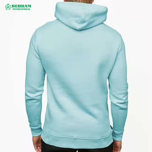 Sudadera con capucha de gran tamaño personalizada OEM para hombre, jersey con capucha de lana de algodón pesado, logotipo personalizado de peso pesado 330 GSM - Product Image 4