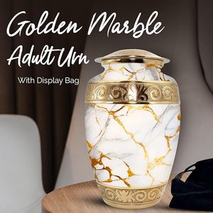 Handmade <b>Large</b> Adult Size Mosaic Aluminium Glass Cremation <b>Urn</b> Individual Tiles Hand Applied Unique Funerals Funeral Supplies - Product Image 3