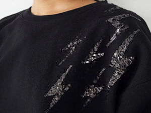 Kivotech personnalisé mode impression femmes sweat pull décontracté coton polyester tissu hiver décontracté long sweat - Product Image 4