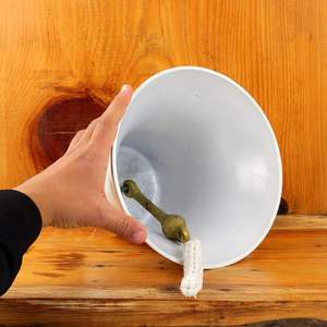 Campana Premium de aluminio fundido para barco NÁUTICO DE LA Marina | Regalos de decoración de guardería (11 pulgadas, blanco) - Product Image 5