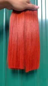 ผมดิบเวียดนามผมตรงสองสีมัดผมตรงสีเต็ม - Product Image 3