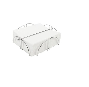 Servilletero de diseño antiguo con color plateado hecho de acero inoxidable, soporte para pañuelos, encimera y suministros de artículos de Hotel - Product Image 2