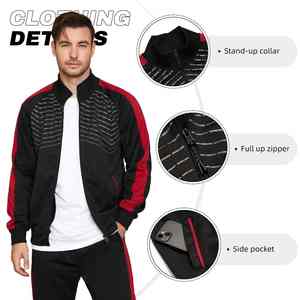 Conjunto Deportivo de Dos Piezas Personalizado para Hombre, Ropa Deportiva de Invierno, 100% Algodón, Reversible, Ecológico, para Correr y Entrenar - Product Image 4