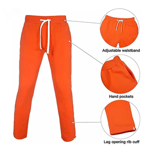 Conjunto de chándal de invierno de 2 piezas de talla grande para hombre, sudadera atlética ecológica de algodón 100% con capucha y cremallera completa - Product Image 6