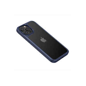 Coque en silicone Netzy Premium SAFA Roll pour iPhone 13 Pro Max Bleu - Housse de protection souple avec design givré Modèle le plus récent 14 Plus - Product Image 1