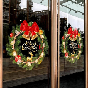 Autocollants de Noël créatifs pour vitrines, décorations de scène, autocollants électrostatiques en PVC pour centres commerciaux, respectueux de l'environnement - Product Image 5