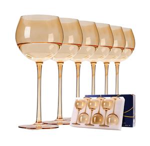 Ensemble de <span class=keywords><strong>verres</strong></span> à vin rétro classiques transparents de 16 oz, écologiques, lavables au lave-vaisselle, soufflés à la main, <span class=keywords><strong>verres</strong></span> à vin rouge de luxe - Product Image 1