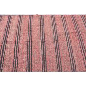 พรมตุรกีวินเทจขนาด 4.6x10.2 ฟุต พรมขนาดใหญ่ พรมสีแดงขอบคิลิม - Product Image 5