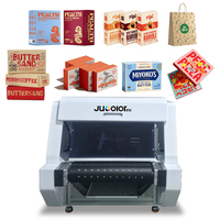Impresora de una sola pasada Jucolor de alta velocidad (10-40 m/min) para embalaje, cartón, vasos de café, bolsas de papel, toallas de papel, papel kraft