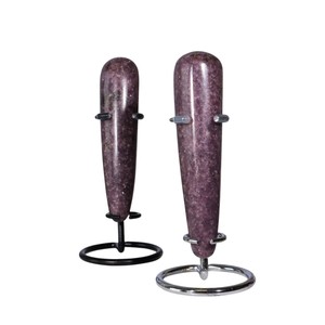 Latest 2026 Most Powerful Healing Crystal Lepidolite Agate Smooth Massage Wand Carved for Home Decoration and Love Meditation - Product Image 6