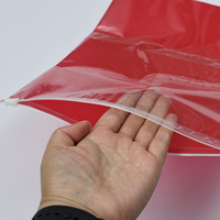 Mini-Netz-Reißverschlusstasche mit Ventil, Anpassbar, LDPE/PE-Material, Recycelbar, Transparent/Matt, Kleidungsbeutel, Bedruckt im Tiefdruckverfahren