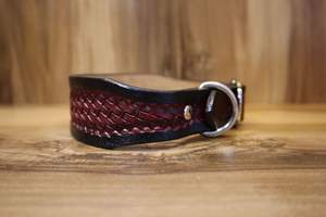 Recién llegado, herramientas occidentales pintadas a mano, collar de perro de cuero tallado, fabricante a granel personalizado, diseño indio superior - Product Image 6