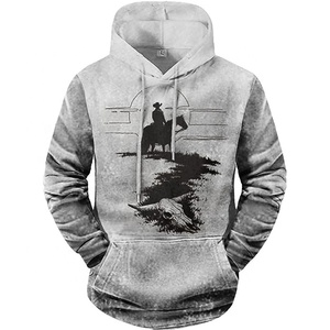 Sweat-shirt à capuche pour homme, entièrement sublimé, en polyester, impression personnalisée, fabrication OEM, marque privée, vêtements de sport et de rue pour homme - Product Image 4