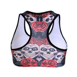 Soutien-gorge de sport respirant Sexy pour femmes le plus vendu Logo personnalisé Simple pour la course à pied en gros pas cher Position du logo avant - Product Image 2