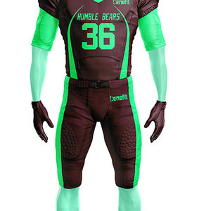 Vêtements d'équipe de sport Ensemble d'uniformes de football de qualité supérieure Tops de football américain Maillot de football américain - Product Image 5