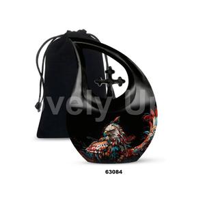 Urna para adultos de cremación voladora de águila lágrima de recuerdo única más vendida para cenizas humanas con bolsa de terciopelo gratis - Product Image 6