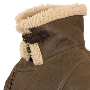 Best-seller Blouson bombardier décontracté en cuir de haute qualité à la mode Blousons de créateur avec logo personnalisé pour hommes vestes de grande taille - Product Image 3