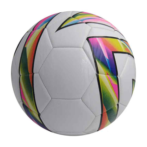 Vente chaude Ballon de Football de Football d'entraînement pour enfants Conception personnalisée 100% Haute qualité cousu à la main en cuir PVC balles à main - Product Image 1