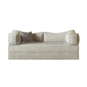 Modern Convertible Sofa <b>Bed</b> Multifunctional <b>Floor</b> Couch with <b>Cushions</b> Sleeper Sofa for Living Room and Bedroom - Product Image 1