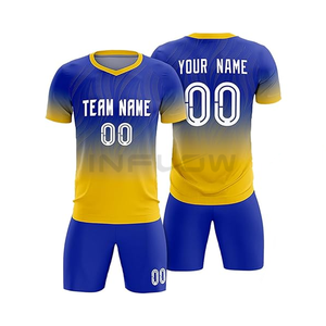 Camiseta de fútbol de alta calidad para hombre, ropa deportiva personalizada para adultos, el mejor uniforme de entrenamiento con entrada de camiseta de fútbol de servicio OEM - Product Image 5
