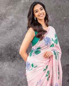 Diseñador de Bollywood Georgette Saree Exclusivo Fancy Última Impresión digital India Calidad Premium Sari Colección de Ropa Étnica - Product Image 2