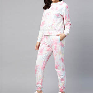 Venta Directa de Fábrica en Línea, Conjuntos Deportivos Casuales de Invierno para Mujer, Color Sólido, con Logotipo Personalizado, Conjunto de 2 Piezas, Ecológico - Product Image 2