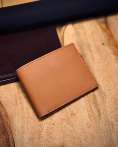 OEM Custom Leather Bi <b>Fold</b> <b>Wallet</b> Slim Genuine Leather RFID Blocking Purse For Men Bulk Supply BFW-0038 - Product Image 1