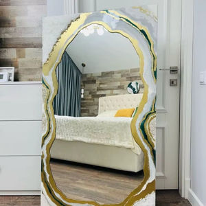 Cadre photo moderne rectangulaire en os de buffle, fait main, durable, de haute qualité, décoration murale pour la maison - Product Image 1