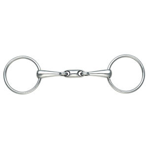 Horse Tack Saddles Bits Acero inoxidable Ajustable Egg Butt Boca de cobre Snaffle Bit Boca de caballo Bits de caballo de acero inoxidable - Product Image 4