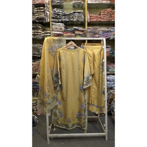 FUSION LONG LENGTH 3 PIECE COTTON SALWAR KAMEEZ PLUS SIZE SERIES-SL00252 - Product Image 2