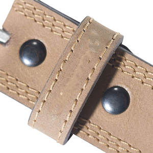 Vente en gros 2025 Style 100% Ceintures en cuir véritable Boucle simple Conception de haute qualité Ceinture décontractée pour hommes Ceintures en cuir Service OEM - Product Image 6