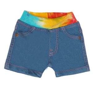 Short en jean pour filles nouveau-nées - Bleu - Product Image 1