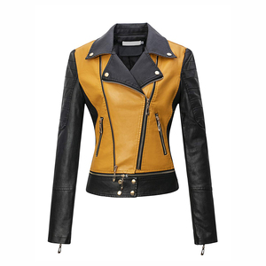 Veste en cuir pour femmes de conception professionnelle en toile respirante avec matériau de haute qualité au meilleur prix - Product Image 1