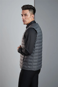 Chaleco acolchado cálido para hombre, chaqueta sin mangas de invierno, calentador de cuerpo ligero, ropa para exteriores - Product Image 3
