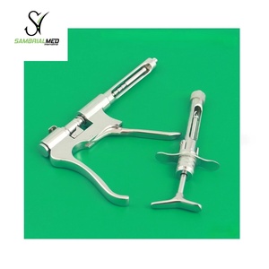 Seringue d'anesthésie Tralig en acier inoxydable allemand de qualité supérieure + seringue de culasse d'aspiration dentaire - Product Image 1