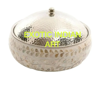 Panci Masak Logam Klasik Mother Pearl dengan Tutup Stainless Steel Berlapis Kaca, Ramah Lingkungan, Tahan Lama, Penghangat Makanan, Peralatan Makan