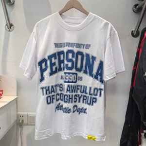 Diseño personalizado Logo de moda de manga corta 100% algodón de alta calidad de gran tamaño Drop Shoulder Vintage camiseta - Product Image 3