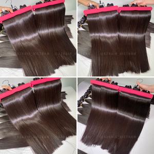 100% faisceaux de cheveux humains extensions de cheveux vierges de haute qualité couleur noire naturelle longue longueur vendeur en gros - Product Image 6