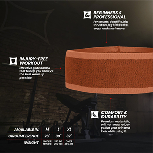 Lazo de cadera elástico de calidad superior Logotipo personalizado Booty Estiramiento Ejercicio Hip Made Banda circular de resistencia de goma duradera - Product Image 3