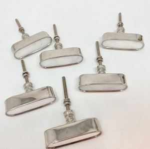 Silver Oval Brass Knobs Unique Decorative Drawer <b>Pulls</b> Knob Usage Home Dresser <b>Door</b> Cabinet Handmade Decorative Kitchen <b>handle</b> - Product Image 6