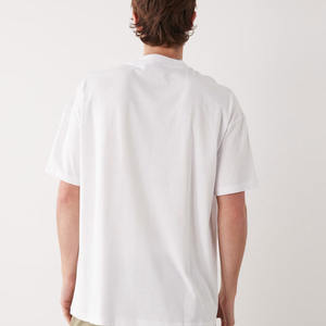 T-shirt pour homme 2026, 100% coton, design oversize à épaules tombantes, impression sérigraphique personnalisée, haute qualité, Zabex Sports 230g - Product Image 3