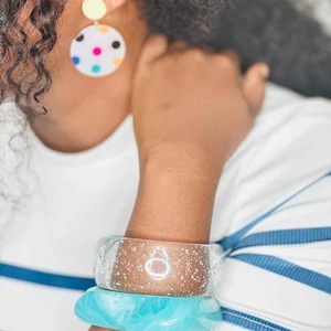 Pulseras y Brazaletes de Resina para Mujer, Nueva Colección, Joyería Estilo Ángel para Fiestas y Bodas, Alta Calidad - Product Image 2