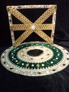 2025 mariage Thaal pour Mehndi cadeaux panier fait maison plateau Top vente Mehndi décoration panier OEM entretenu personnalisé - Product Image 4