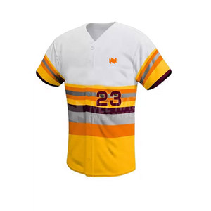 Camisetas de béisbol de poliéster 100% personalizadas de la mejor calidad al por mayor ropa deportiva de talla grande transpirable y cómoda para uniformes - Product Image 2