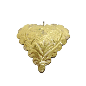 Árbol de Navidad, decoración con acabado blanco, corazón colgante de pared de hierro, adorno decorativo de Navidad en forma de corazón - Product Image 2