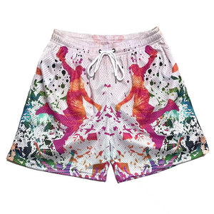 Pantalones cortos transpirables de talla grande para hombre, pantalones cortos de malla para hombre, pantalones cortos de malla personalizados - Product Image 6