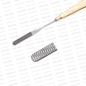 Raspador de diamante negro Aston Reduction de 8 pulgadas (20 cm) de carburo de tungsteno para cartílago nasal, instrumento de rinoplastia de Vaslcare - Product Image 4