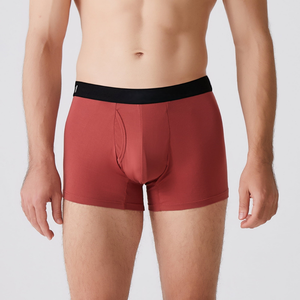 Venta directa de fábrica de ropa interior bóxer de tiro medio de secado rápido para hombre 95% bambú 5% Spandex transpirable con logotipo personalizado - Product Image 5